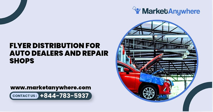 Blog image showing flyer distribution planning for flyer distribution for retail store promotions