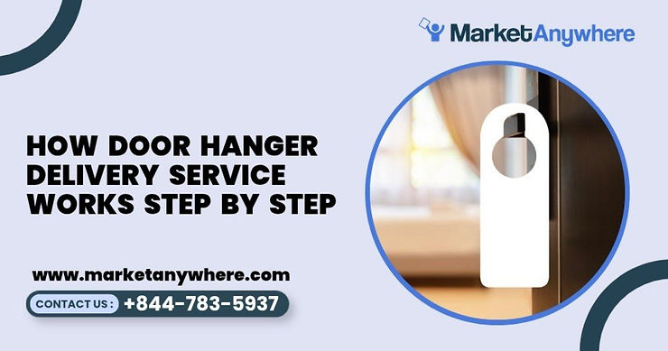 Blog image showing door hanger delivery service planning for how door hanger delivery service works step by step