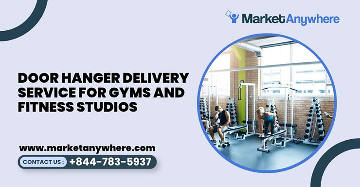 Blog image showing door hanger delivery service planning for door hanger delivery service for gyms and fitness studios