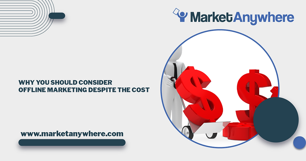 Illustration accompanying Why You Should Consider Offline Marketing Despite the Cost