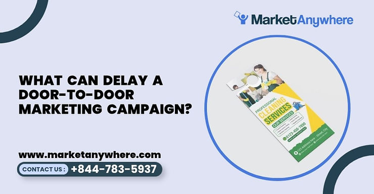 Blog image showing door-to-door marketing planning for what can delay a door-to-door marketing campaign?