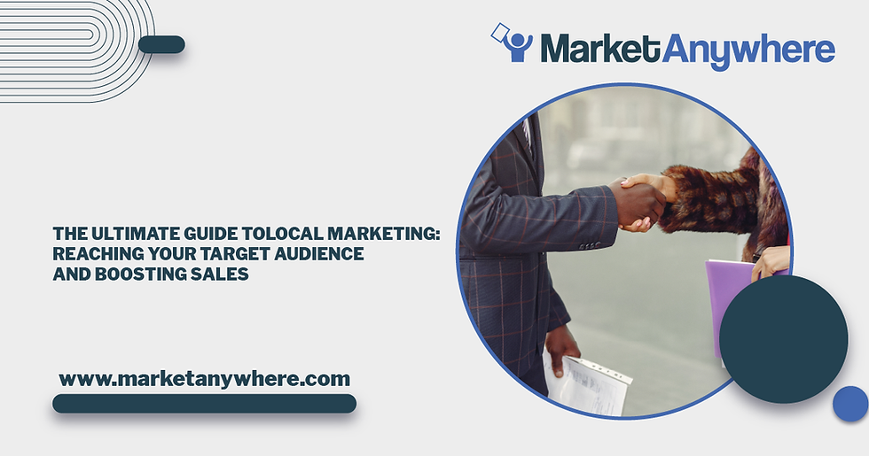 Illustration accompanying The Ultimate Guide to Local Marketing: Reaching Your Target Audience and Boosting Sales