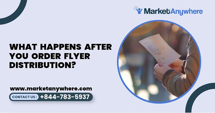 Blog image showing flyer distribution planning for what happens after you order flyer distribution?
