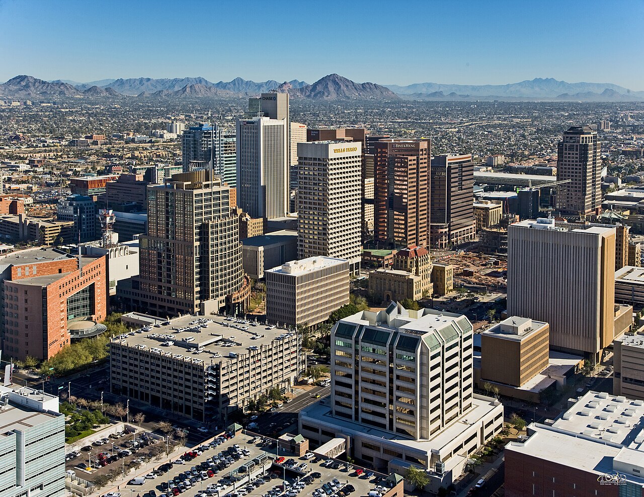 View of Phoenix, Arizona, a MarketAnywhere flyer distribution and door hanger delivery service area