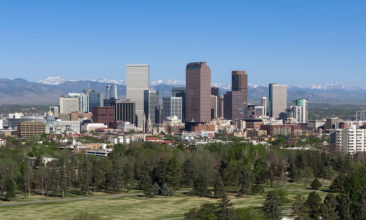 View of Denver, Colorado, a MarketAnywhere flyer distribution and door hanger delivery service area
