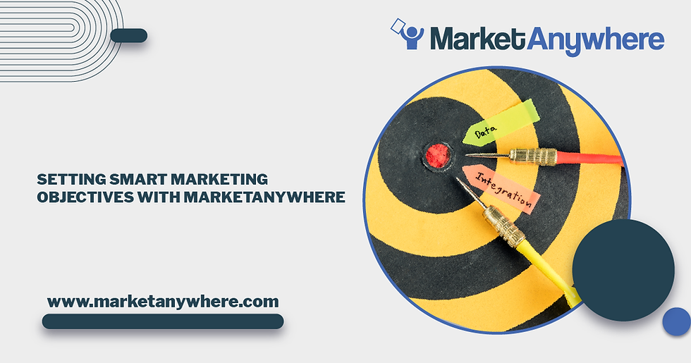 Illustration accompanying Setting SMART Marketing Objectives with MarketAnywhere