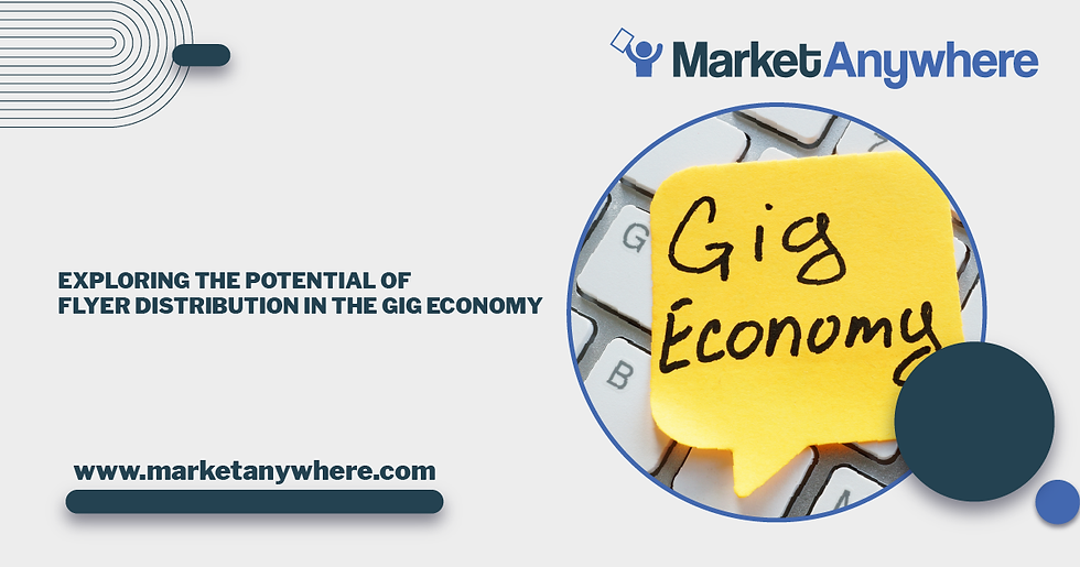 Illustration accompanying Exploring the Potential of Flyer Distribution in the Gig Economy