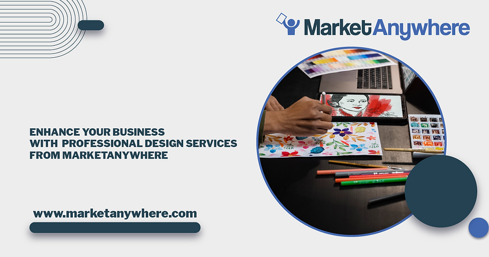 Illustration accompanying Enhance Your Business with Professional Design Services from MarketAnywhere