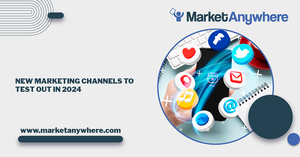 Illustration accompanying Exploring New Marketing Channels to Test Out in 2024