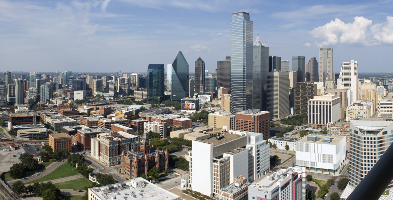View of Dallas, Texas, a MarketAnywhere flyer distribution and door hanger delivery service area