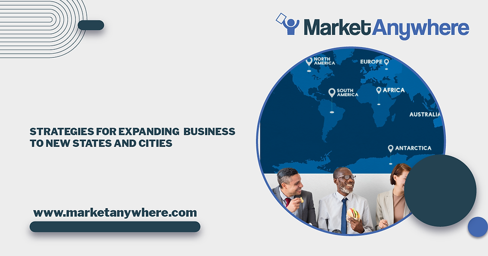Illustration accompanying Strategies for Expanding Your Business to New States and Cities