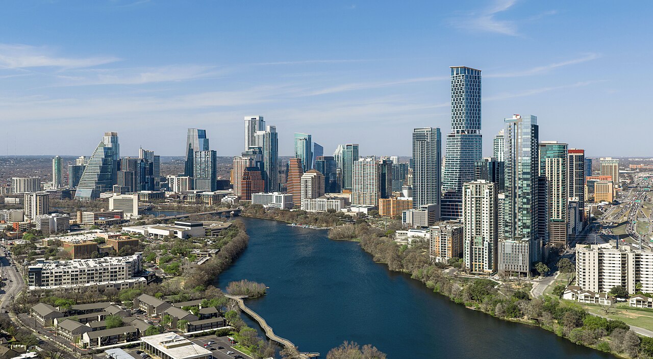 View of Austin, Texas, a MarketAnywhere flyer distribution and door hanger delivery service area