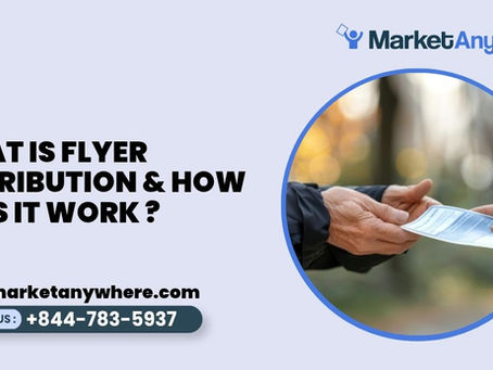 Blog image showing flyer distribution planning for what is flyer distribution and how does it work?