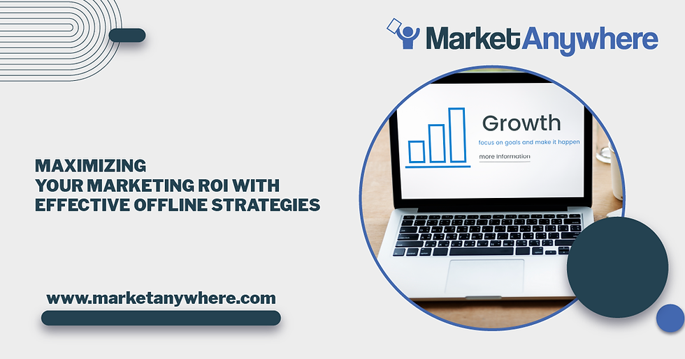 Illustration accompanying Maximizing Your Marketing ROI with Effective Offline Strategies
