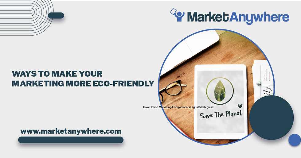 Illustration accompanying 3 Ways to Make Your Marketing More Eco-Friendly