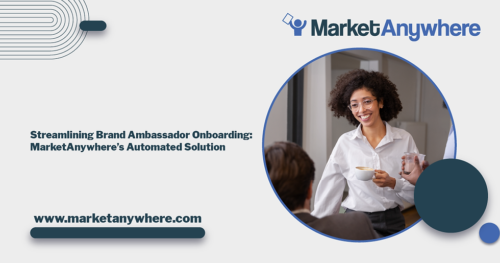 Illustration accompanying Streamlining Brand Ambassador Onboarding: MarketAnywhere’s Automated Solution