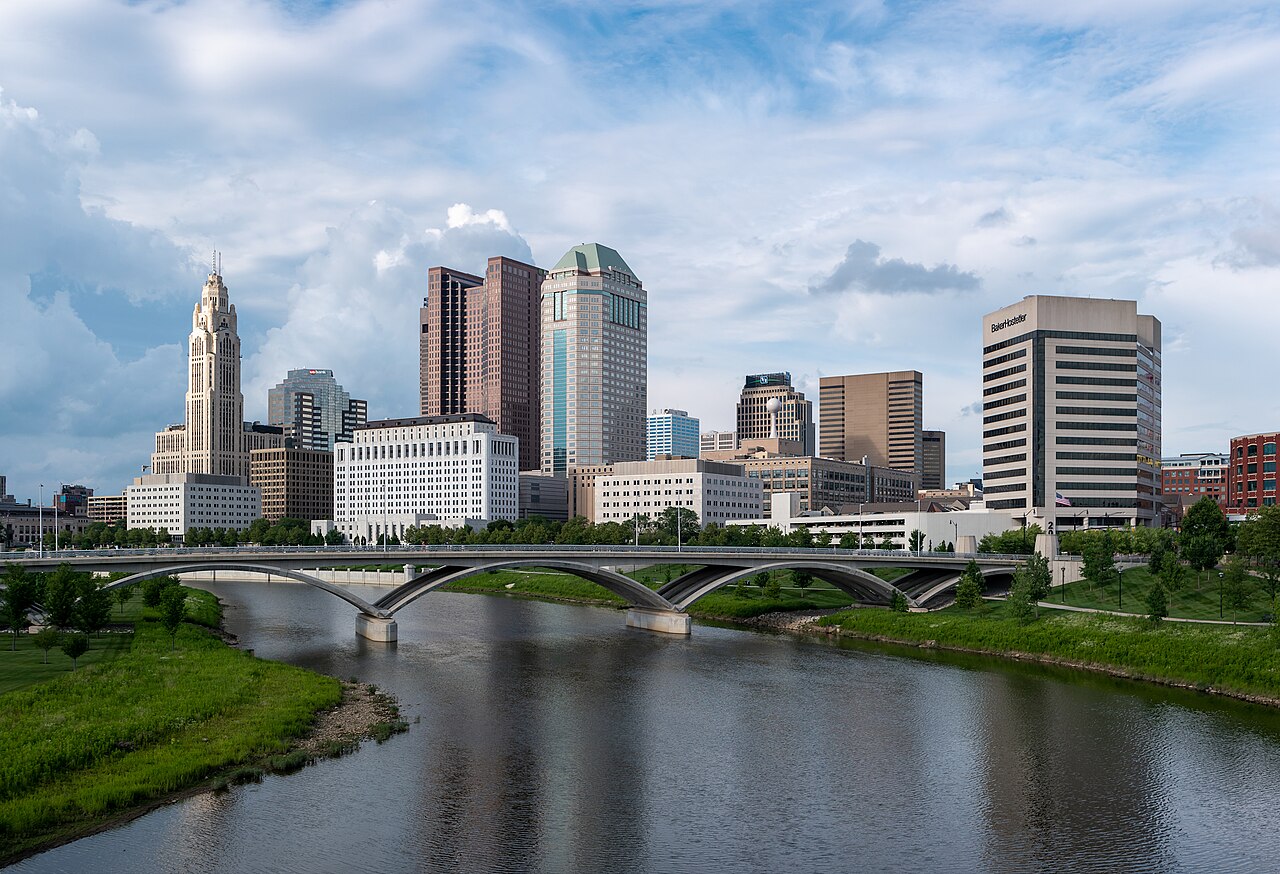 View of Columbus, Ohio, a MarketAnywhere flyer distribution and door hanger delivery service area