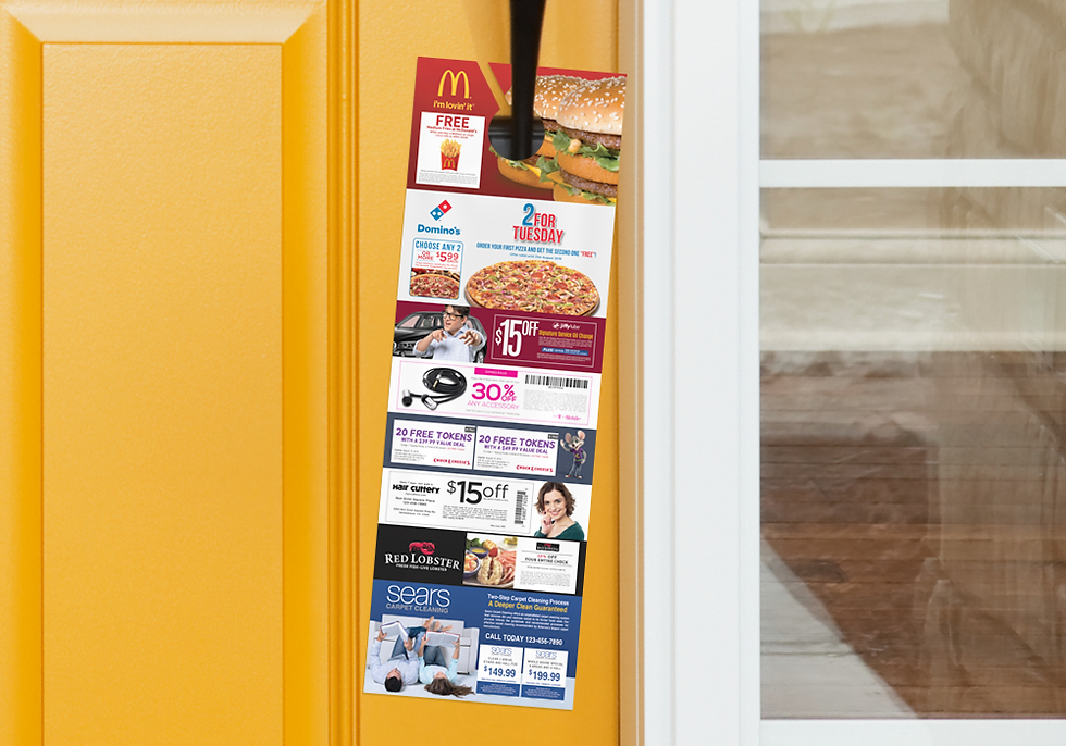 Illustration accompanying Why Door Hanger Marketing Endures in Effectiveness