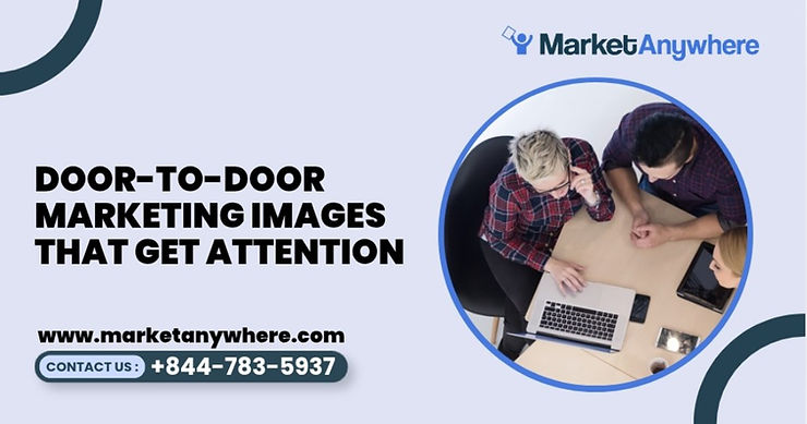 Blog image showing door-to-door marketing planning for door-to-door marketing images that get attentio