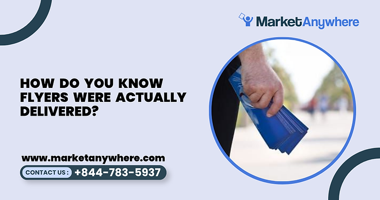 Blog image showing flyer distribution planning for how do you know flyers were actually delivered?
