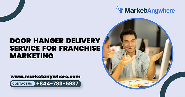 Blog image showing door hanger delivery service planning for door hanger delivery service for franchise marketing