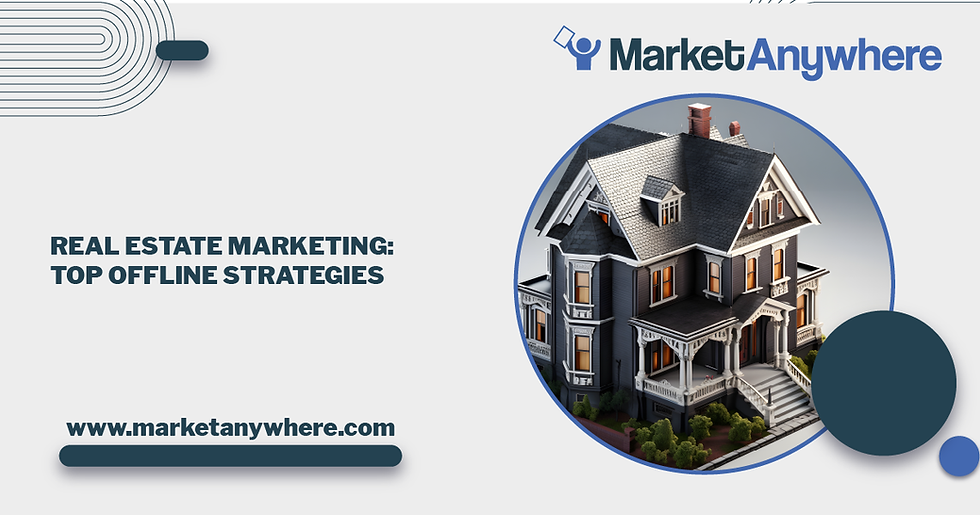 Illustration accompanying Real Estate Marketing: Top Offline Strategies