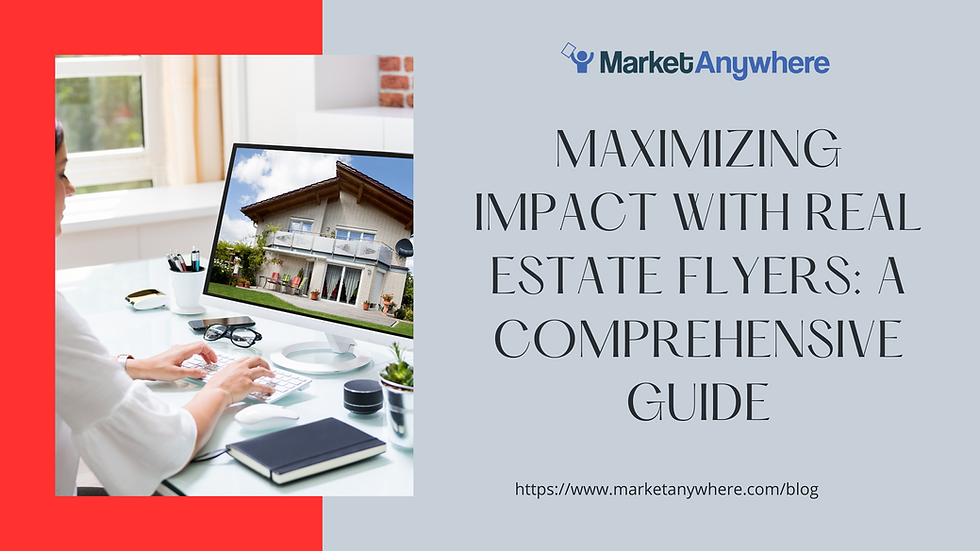 Illustration accompanying Maximizing Impact with Real Estate Flyers: A Comprehensive Guide