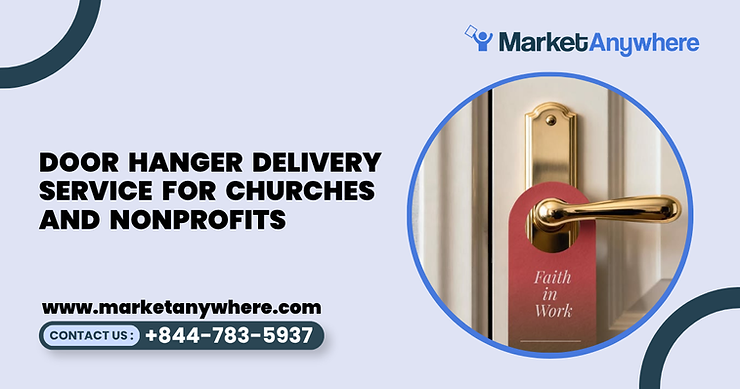 Blog image showing door hanger delivery service planning for door hanger delivery service for churches and nonprofits