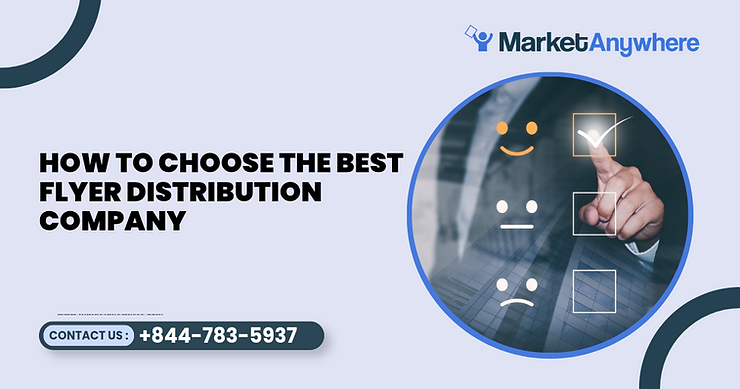 Blog image showing best flyer distribution company planning for how to choose the best flyer distribution company